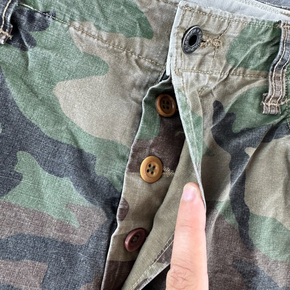 Polo Ralph Lauren Pants Mens 32x30 (Fits 32x26) Military Camo Cargo Slim Fit - Picture 2 of 16